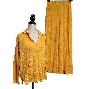 Urban Outfitters Out From Under Lounge Wide Leg Pants & Sweatshirt Set Size XS/S
